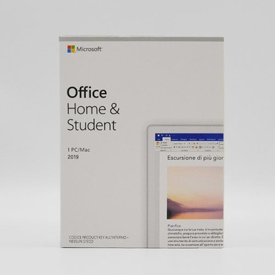 Versi Kecepatan Tinggi 4.7GB DVD Media Microsoft Office 2019 Kotak Ritel PKC Rumah dan Mahasiswa